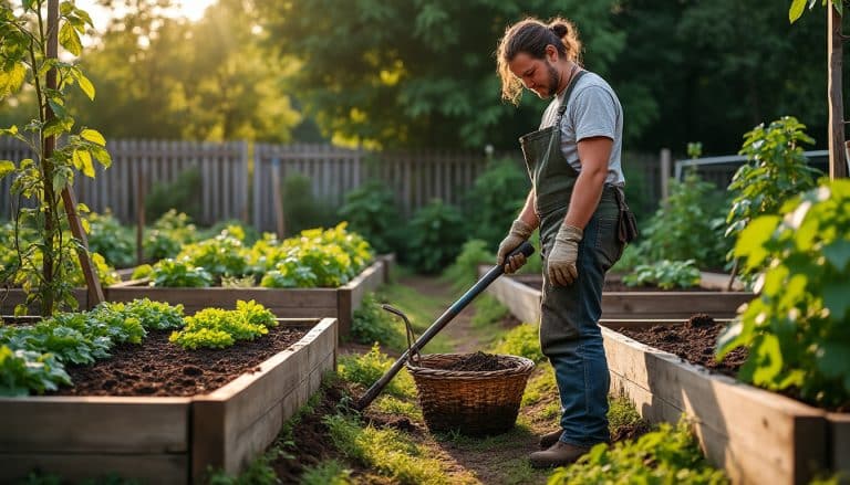 Temps de travail d'un potager : les heures réelles