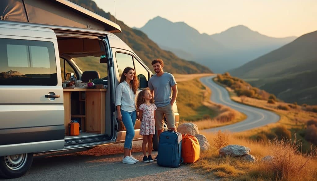 Un road trip en famille en van aménagé ou en voiture et hôtels